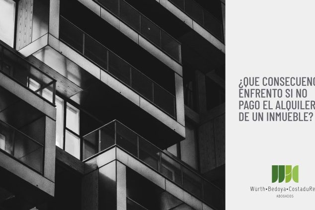 no pago el alquiler de un inmueble