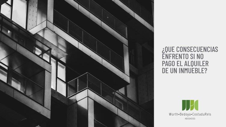 no pago el alquiler de un inmueble